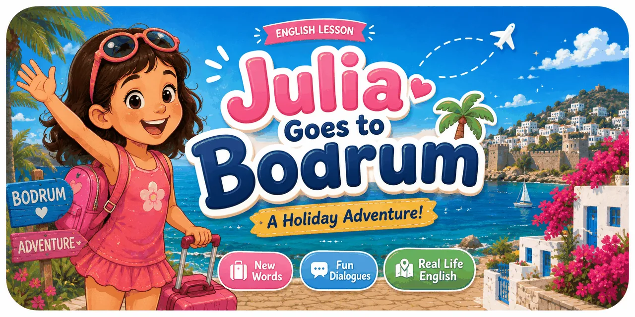 Julia Goes to Bodrum — A Holiday Adventure!