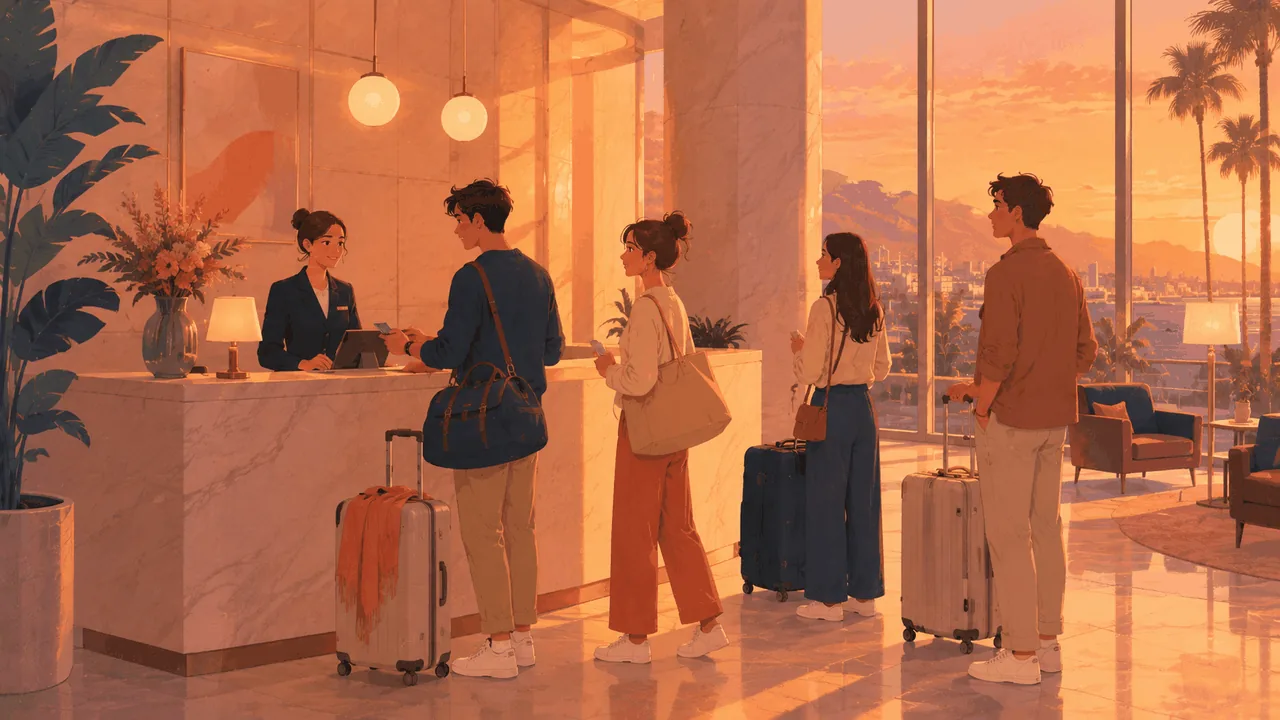 Hotel reception