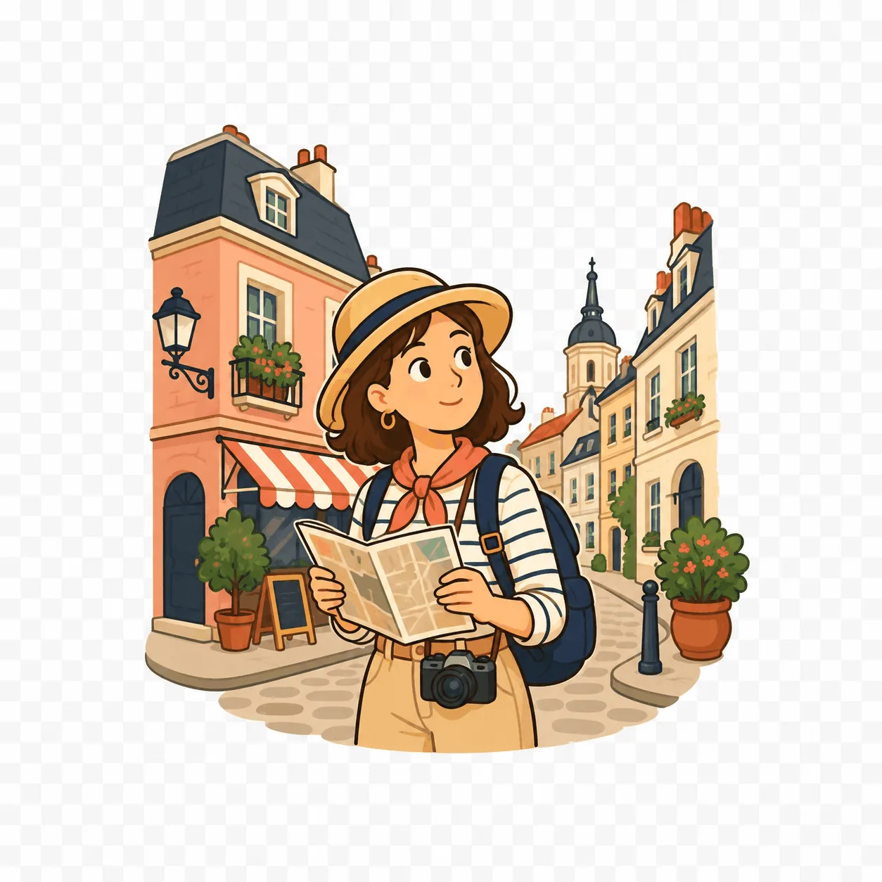 look around