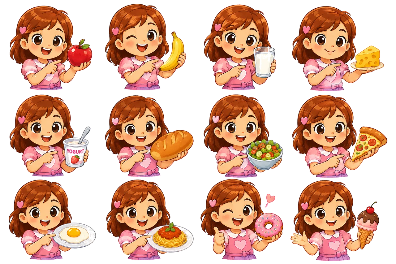 Twelve food activities
